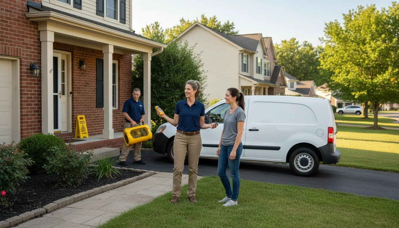 Water restoration image for Home Water Damage Repair in Slidell, TX